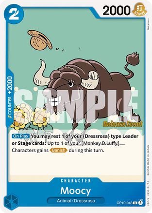Image of Moocy (OP10-043) - Royal Blood Release Event Cards