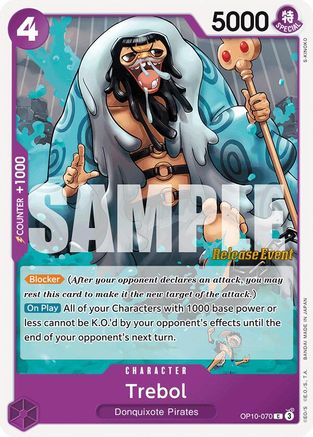 Image of Trebol (OP10-070) - Royal Blood Release Event Cards