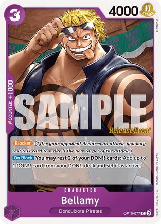 Image of Bellamy (OP10-077) - Royal Blood Release Event Cards