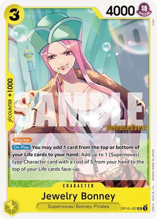 Image of Jewelry Bonney (OP10-107) - Royal Blood Release Event Cards