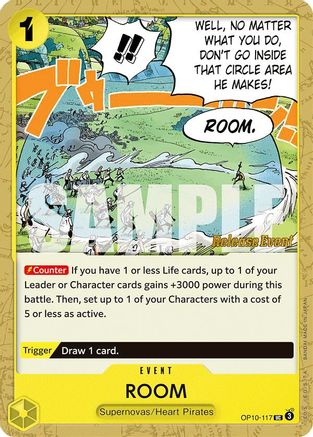Image of ROOM (OP10-117) - Royal Blood Release Event Cards
