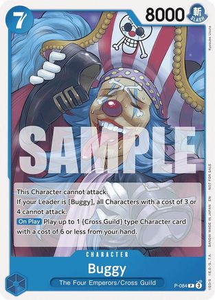 Image of Buggy (OP10 Release Event) (P-084) - One Piece Promotion Cards