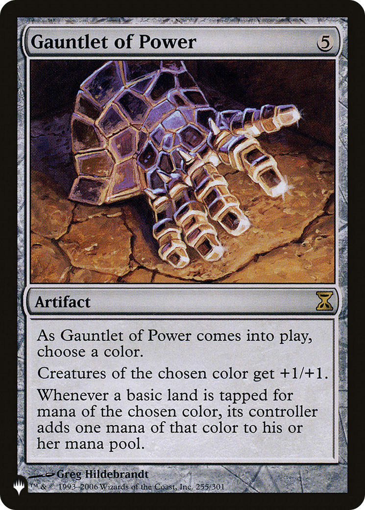 Image of Gauntlet of Power (LIST-TSP-255) - The List