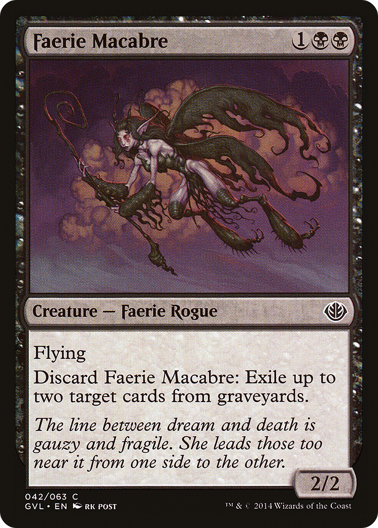 Image of Faerie Macabre (DD3-042) - Duel Decks Anthology: Garruk vs. Liliana