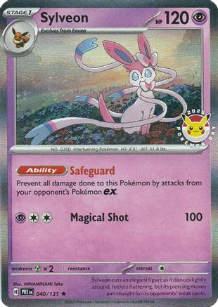Image of Sylveon 040/131  - Holofoil Miscellaneous Cards & Products - Rare