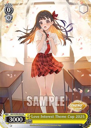 Image of Love Interest Theme Cup 2025 (WS/TCPR-P03) - Bushiroad Event Cards
