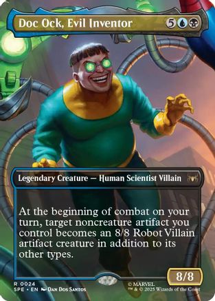 Image of Doc Ock, Evil Inventor (Borderless) (SPE-024) - Marvel's Spider-Man: Eternal-Legal