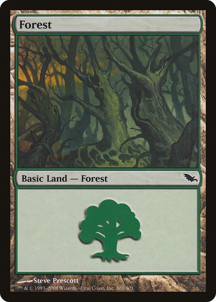 Image of Forest (301) (SHM-301) - Shadowmoor