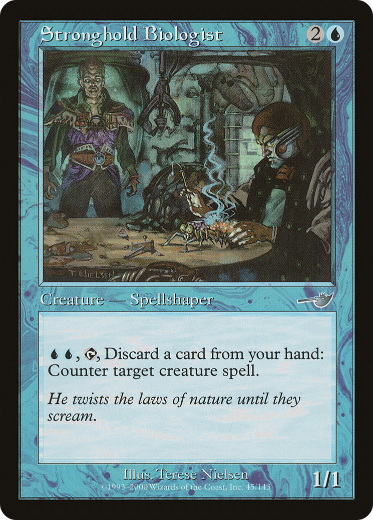 Image of Stronghold Biologist (NMS-045) - Nemesis Foil