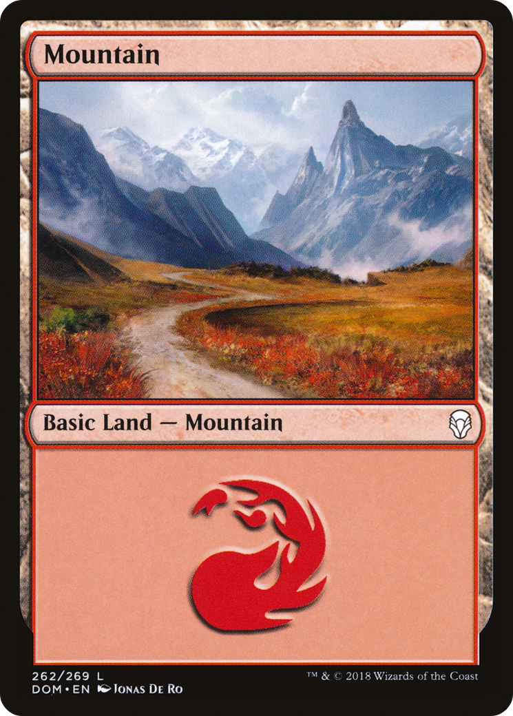 Image of Mountain (262) (DOM-262) - Dominaria