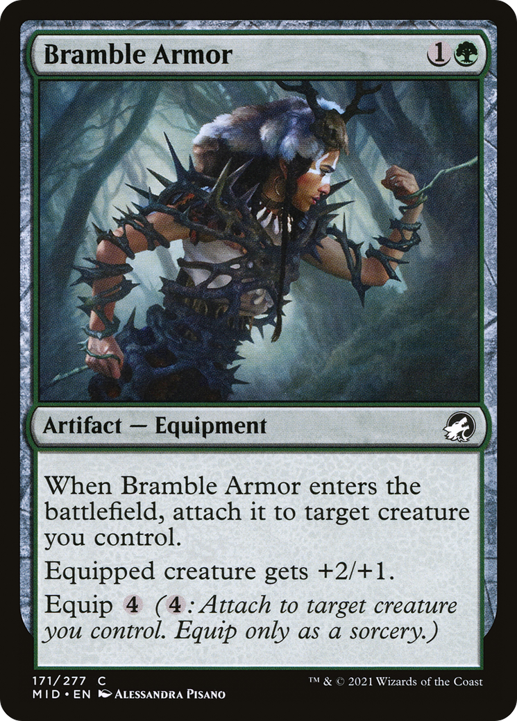 Image of Bramble Armor (MID-171) - Innistrad: Midnight Hunt