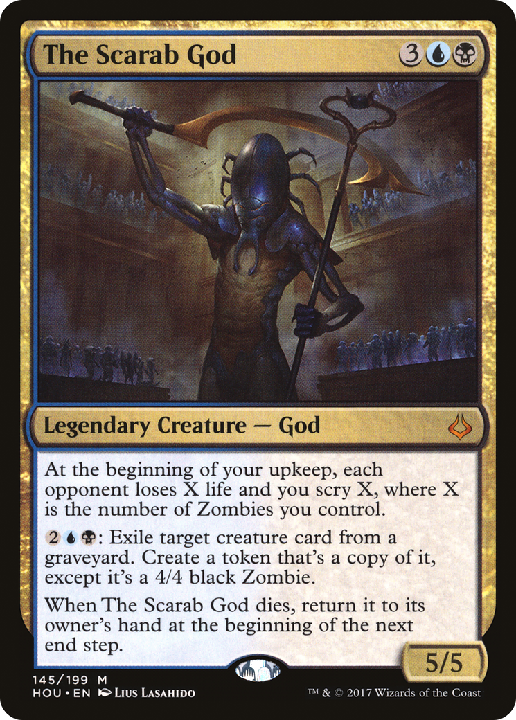 Image of The Scarab God (HOU-145) - Hour of Devastation Foil