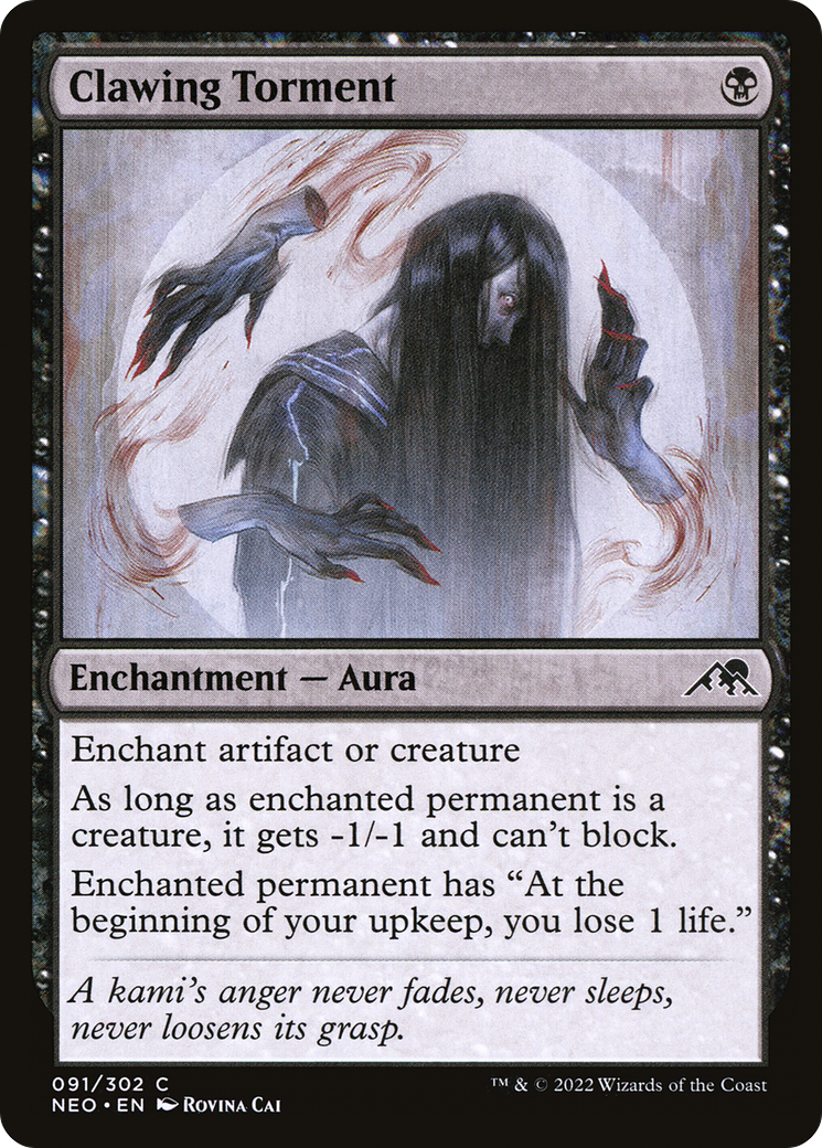 Image of Clawing Torment (NEO-091) - Kamigawa: Neon Dynasty