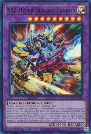 Image of XYZ-Hyper Dragon Cannon (MZTM-EN021) - Maze of the Master 1st Edition