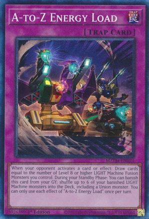 Image of A-to-Z Energy Load (CR) (MZTM-EN024) - Maze of the Master 1st Edition