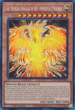 Image of The Winged Dragon of Ra - Immortal Phoenix (CR) (MZTM-EN074) - Maze of the Master 1st Edition