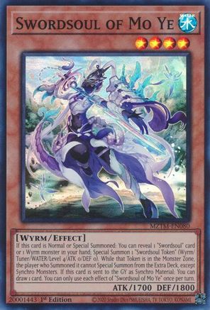 Image of Swordsoul of Mo Ye (MZTM-EN080) - Maze of the Master 1st Edition