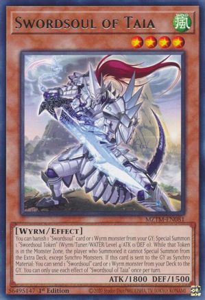 Image of Swordsoul of Taia (MZTM-EN081) - Maze of the Master 1st Edition