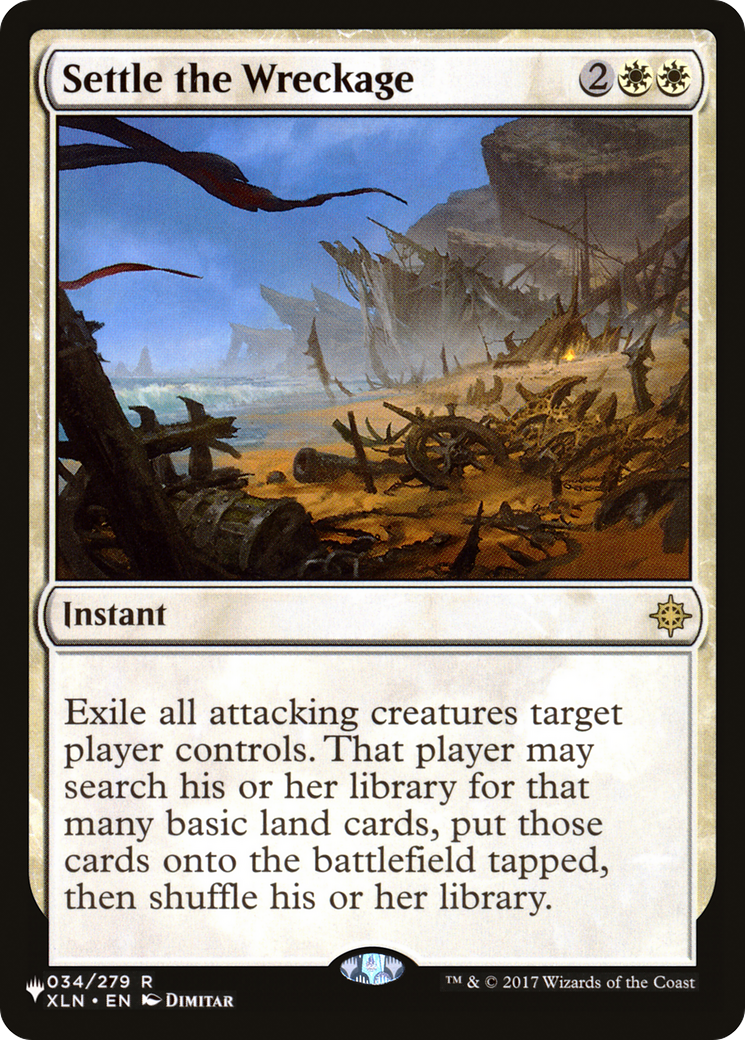 Image of Settle the Wreckage (LIST-XLN-34) - The List