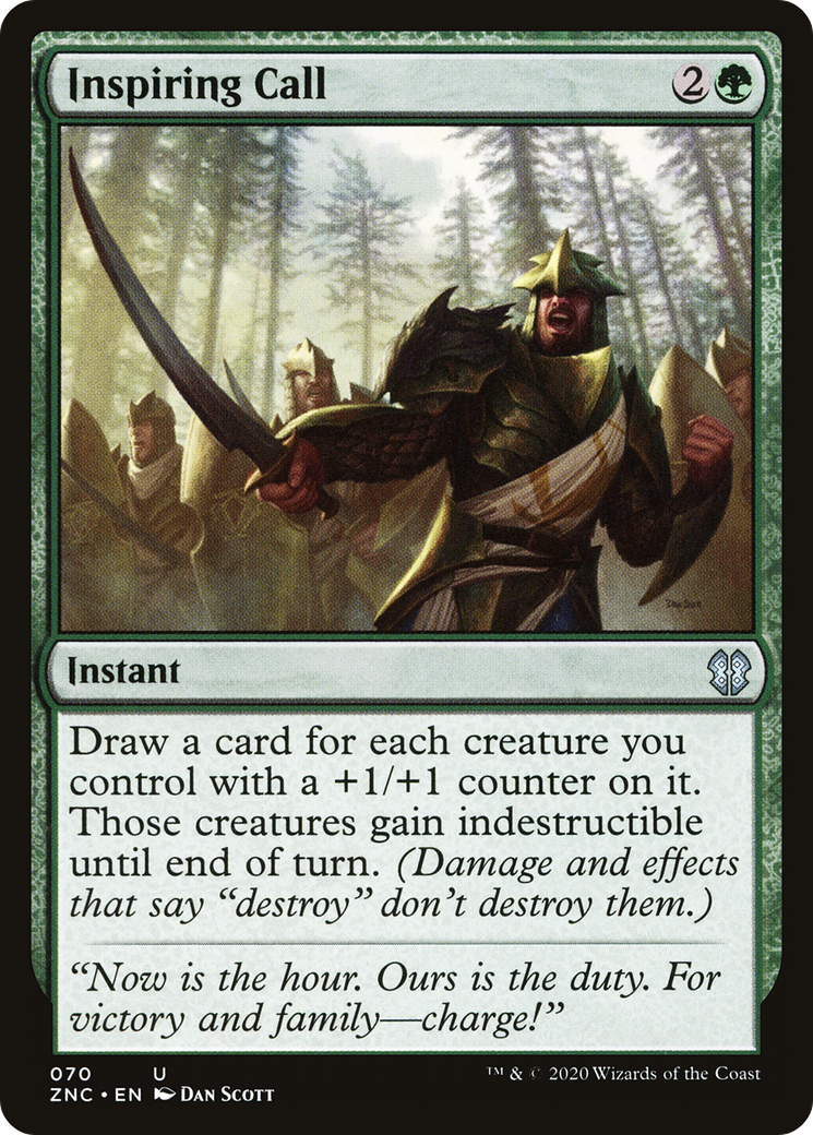 Image of Inspiring Call (ZNC-070) - Zendikar Rising Commander