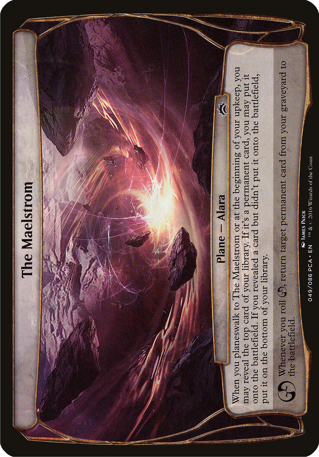 Image of The Maelstrom (Planechase Anthology) (OVER-049) - Planechase Anthology Planes