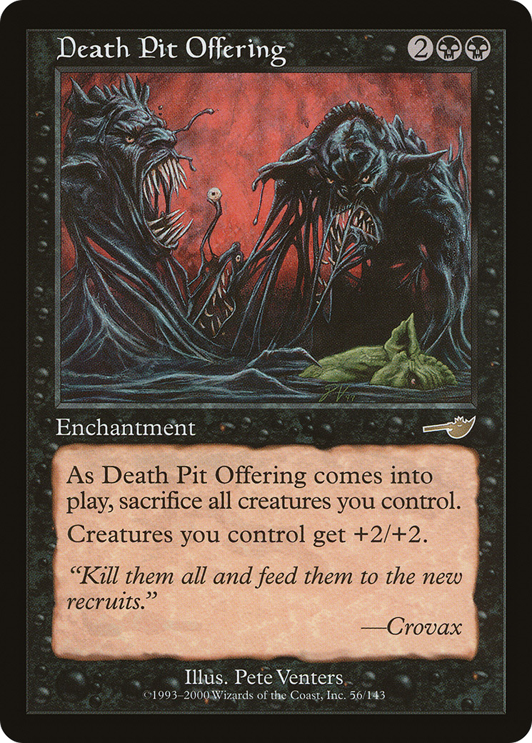 Image of Death Pit Offering (NMS-056) - Nemesis Foil