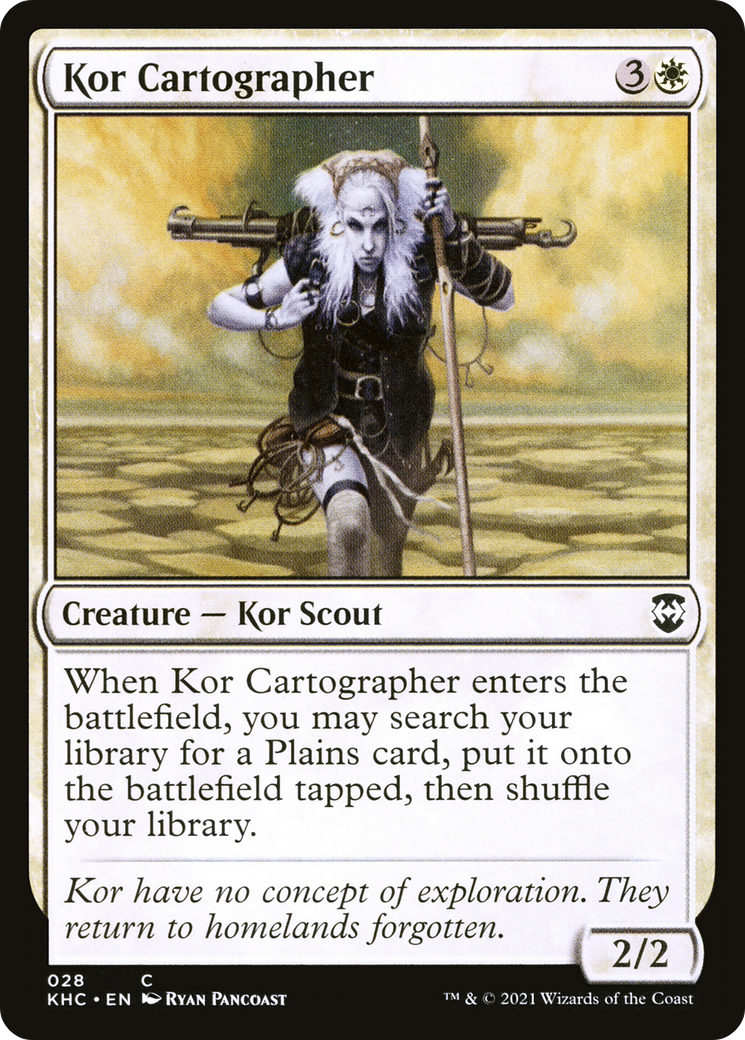 Image of Kor Cartographer (KHC-028) - Kaldheim Commander