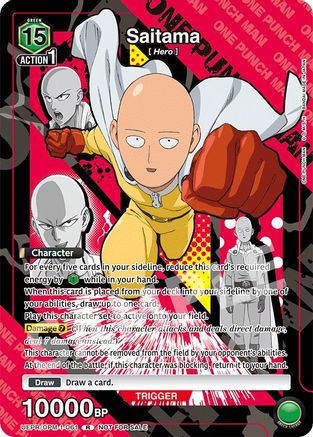 Image of Saitama (061) (UEPR/OPM-1-061) - Union Arena Promotion Cards Foil