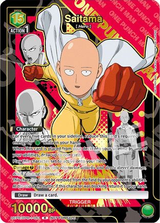 Image of Saitama (061) (Gold) (UEPR/OPM-1-061) - Union Arena Promotion Cards Foil