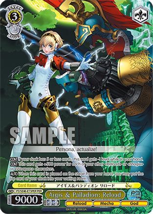 Image of Aigis & Palladion: Reload (PER) (P3/SE46-E15PERPER) - Persona 3 Reload Premium Booster