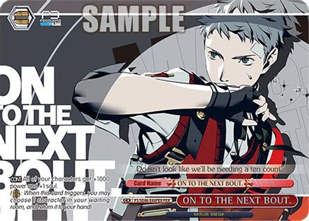 Image of ON TO THE NEXT BOUT. (PER) (P3/SE46-E44PERPER) - Persona 3 Reload Premium Booster