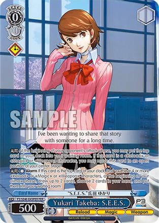 Image of Yukari Takeba: S.E.E.S. (PER) (P3/SE46-E45PERPER) - Persona 3 Reload Premium Booster