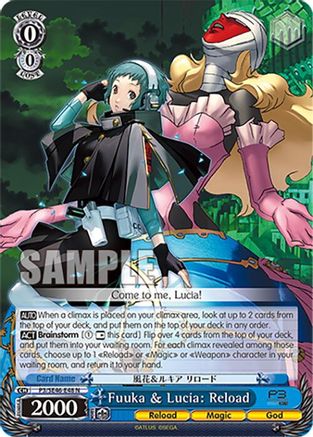 Image of Fuuka & Lucia: Reload (P3/SE46-E48N) - Persona 3 Reload Premium Booster
