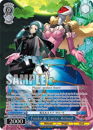 Image of Fuuka & Lucia: Reload (PER) (P3/SE46-E48PERPER) - Persona 3 Reload Premium Booster