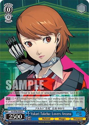 Image of Yukari Takeba: Lovers Arcana (P3/SE46-E49N) - Persona 3 Reload Premium Booster