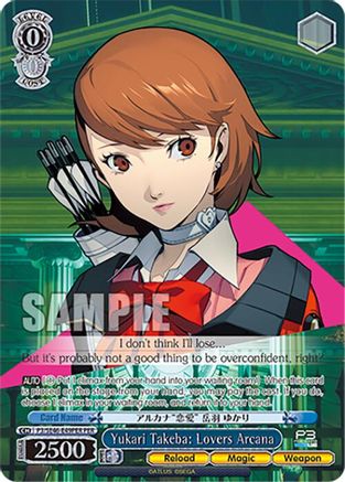 Image of Yukari Takeba: Lovers Arcana (PER) (P3/SE46-E49PERPER) - Persona 3 Reload Premium Booster