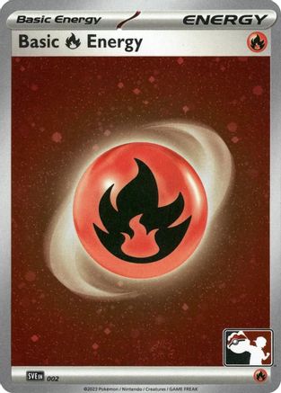 Image of Basic Fire Energy 002  - Holofoil Prize Pack Series Cards - Common