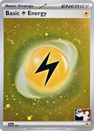 Image of Basic Lightning Energy (Cosmos Holo) 004  - Holofoil Prize Pack Series Cards - Common