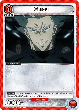 Image of Garou (073) (Box Topper Foil) (UE06BT/OPM-1-073) - UE06BT One Punch Man Foil