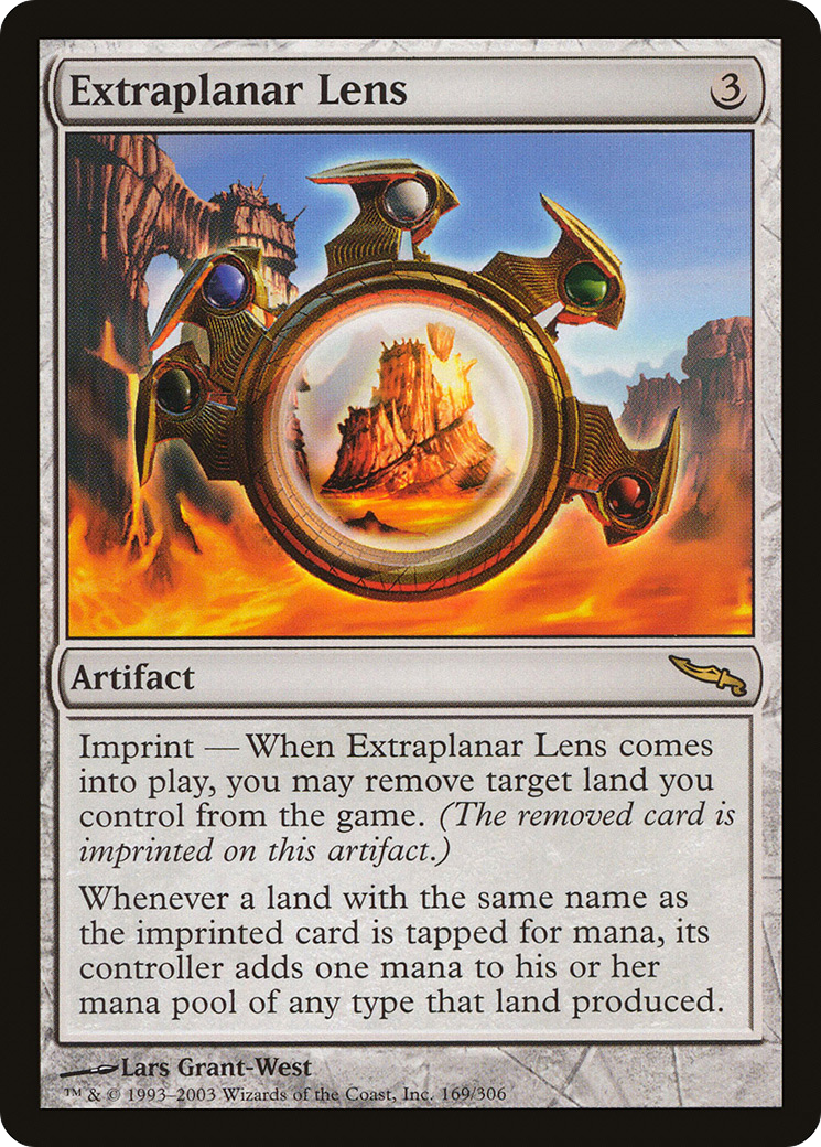 Image of Extraplanar Lens (MRD-169) - Mirrodin Foil