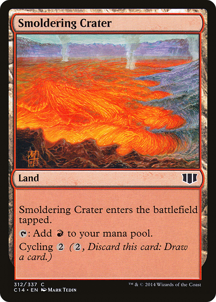 Image of Smoldering Crater (C14-312) - Commander 2014