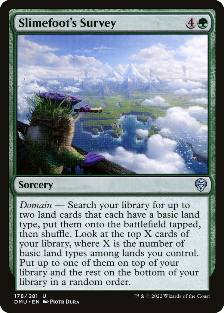 Image of Slimefoot's Survey (DMU-178) - Dominaria United