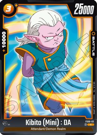 Image of Kibito (Mini) : DA (FS08-03) - Starter Deck 8 Vegeta Mini Super Saiyan 3
