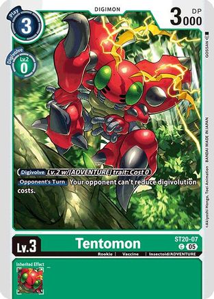 Image of Tentomon (ST20-07) - Starter Deck 20: Protector of Light