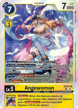 Image of Angewomon (ST20-06) - Starter Deck 20: Protector of Light Foil