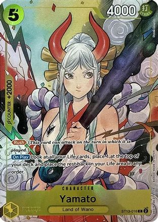 Image of Yamato (Illustration Box Vol.1) (ST13-016) - One Piece Promotion Cards Foil