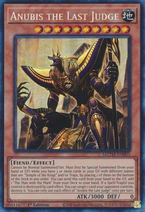 Image of Anubis the Last Judge (CR) (MZTM-EN003) - Maze of the Master 1st Edition