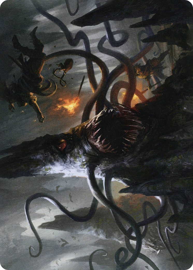 Image of Lurking Roper // Roper (AAFR-025) - Adventures in the Forgotten Realms Art Series (Borderless) Foil