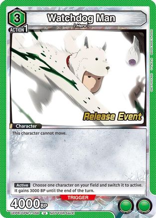 Image of Watchdog Man (UEPR/OPM-1-056) - UE06BT One Punch Man Release Event Cards