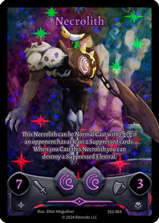 Image of Necrolith (SS2-063) - Shattered Stars Chapter 2 SS2 Holo